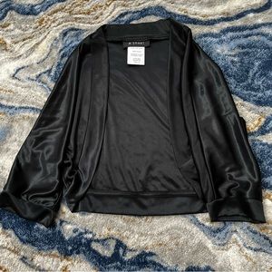 B.Smart Faux Satin Quarter Sleeve Shrug